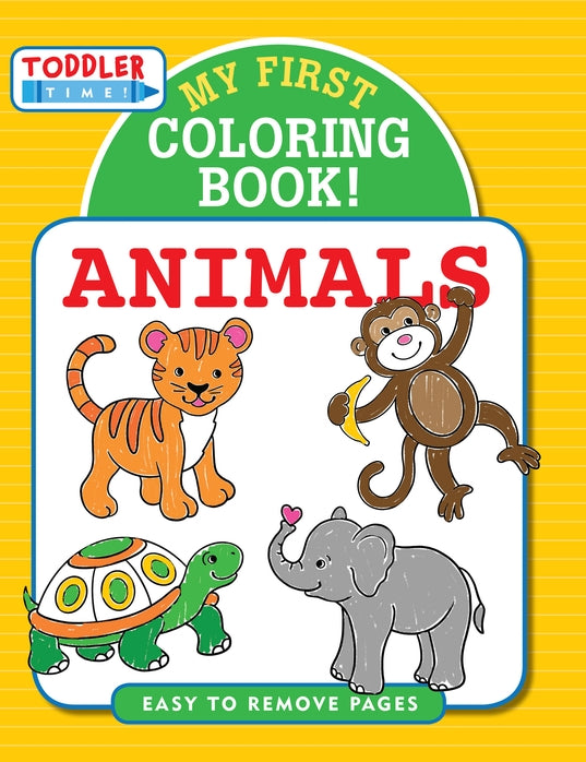 First Coloring Book, Animals Coloring Book, Cute Coloring Pages