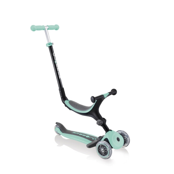 Globber Go•Up Foldable Plus 3-in-1 Foldable Scooter - Mint