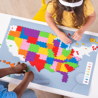 Plus Plus Puzzle by Number - 1400 pc Map of the United States