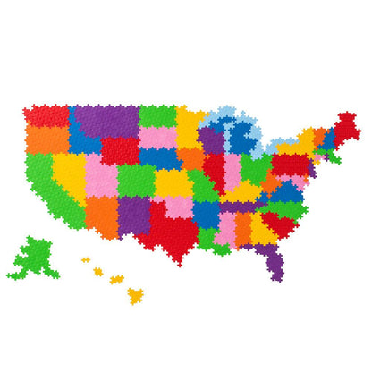 Plus Plus Puzzle by Number - 1400 pc Map of the United States