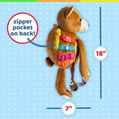 Buckle Toys - Billy Bear Backpack