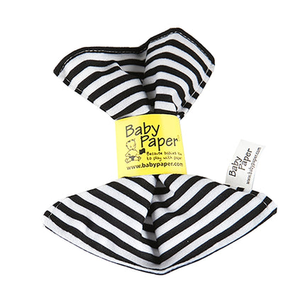 Baby Paper - Black and White Stripe