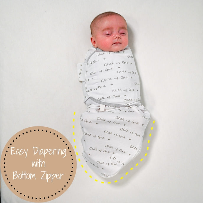 LollyBanks Organic Baby Sleep Swaddle - Child of God - S/M