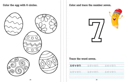 Preschool Math Workbook