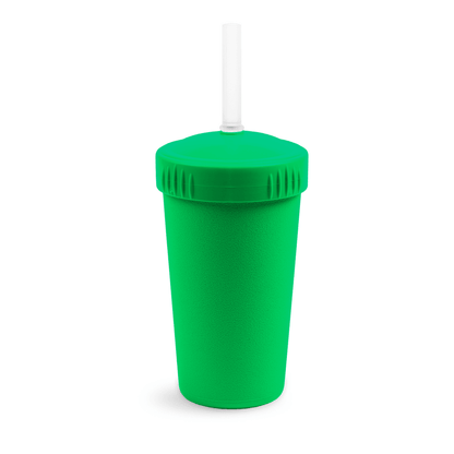 10 oz Straw Cup w/ NEW No-Pull-Out Silicone Straw