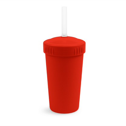 10 oz Straw Cup w/ NEW No-Pull-Out Silicone Straw