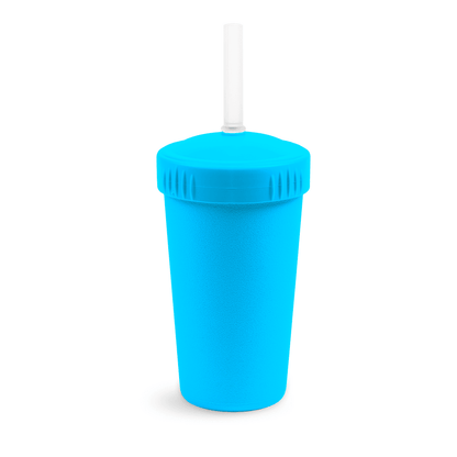 10 oz Straw Cup w/ NEW No-Pull-Out Silicone Straw