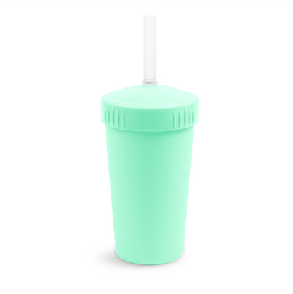 10 oz Straw Cup w/ NEW No-Pull-Out Silicone Straw