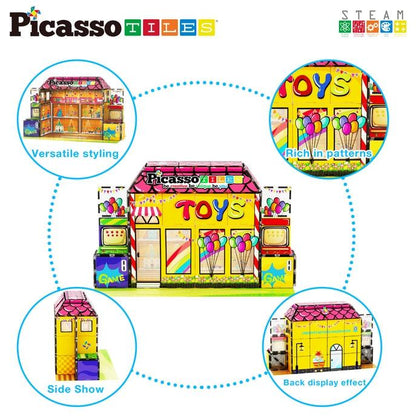 PicassoTiles 60pc Toy Shop Set