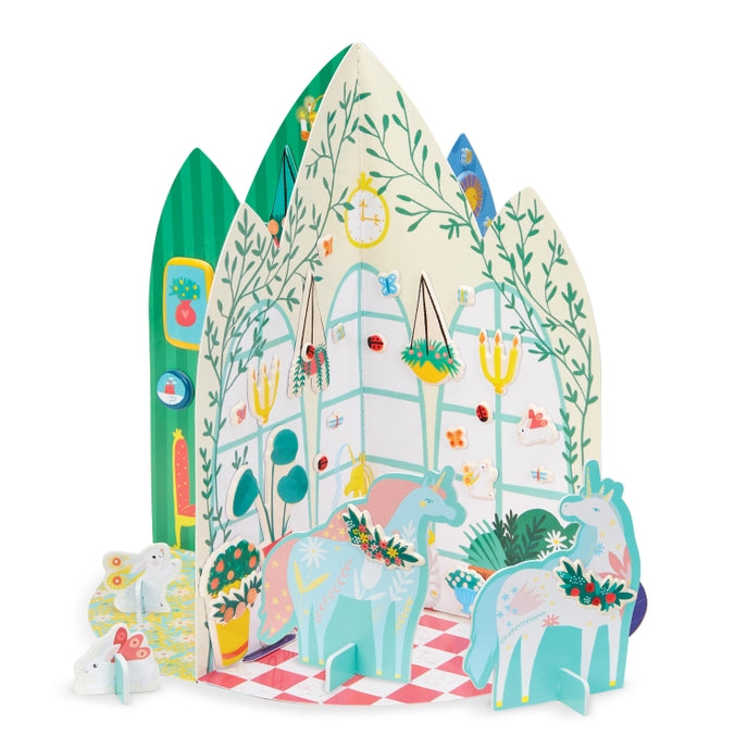 Puffy Sticker 3D Playhouse - Unicorn Palace