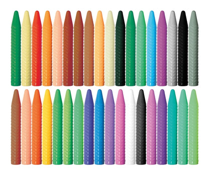 Spiral Crayons with Beeswax - 36 crayons