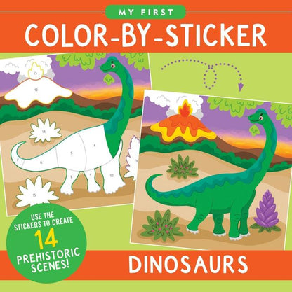 My First COLOR BY STICKER - Dinosaurs