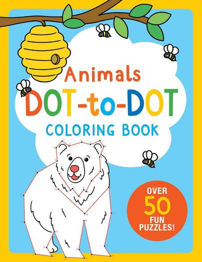 Dot-to-Dot Coloring Book - Animals