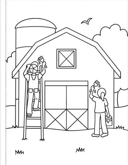 My First Coloring Book - On The Farm