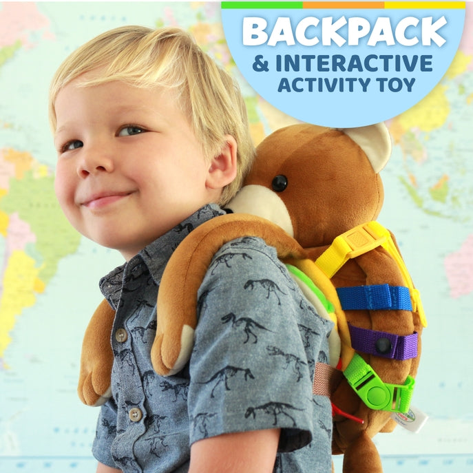 Buckle Toys - Billy Bear Backpack