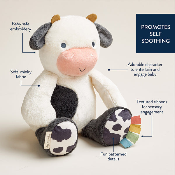 Itzy Ritzy - Sweetie Snuggles Plush - Cow