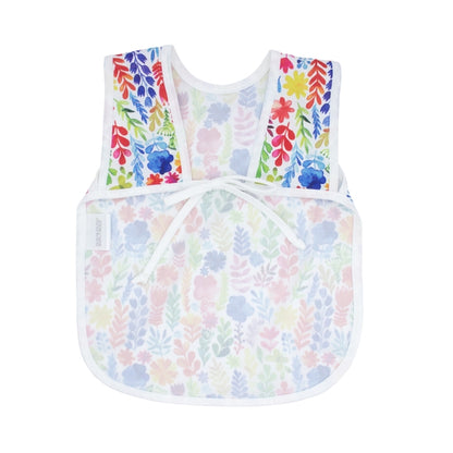 Bapron Baby - Rainbow Watercolor Floral Bapron