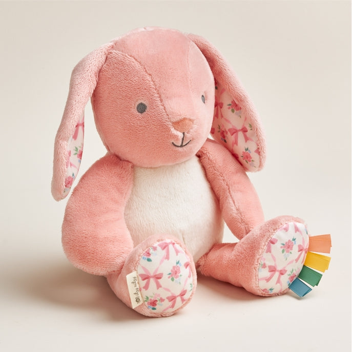 Itzy Ritzy - Sweetie Snuggles Plush - Ana Pink Bunny