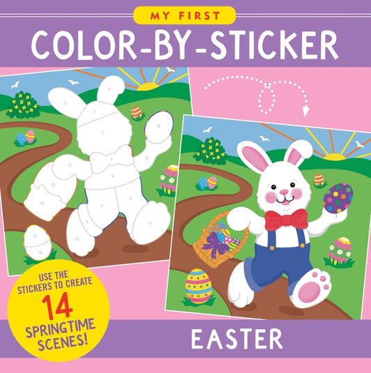 My First COLOR BY STICKER - Easter