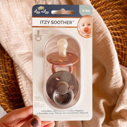 Itzy Ritzy Soother™ Natural Rubber Paci Sets - Chocolate + Caramel