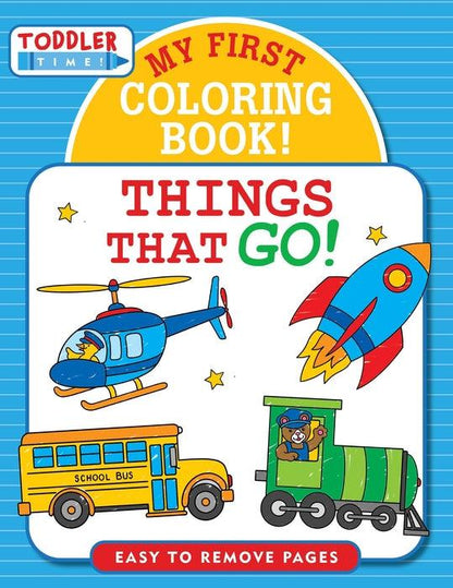 My First Coloring Book - Things That Go