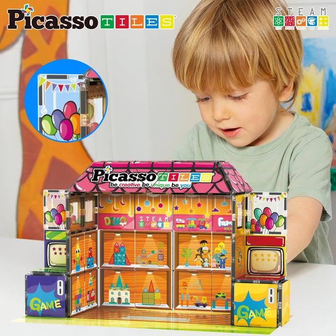 PicassoTiles 60pc Toy Shop Set