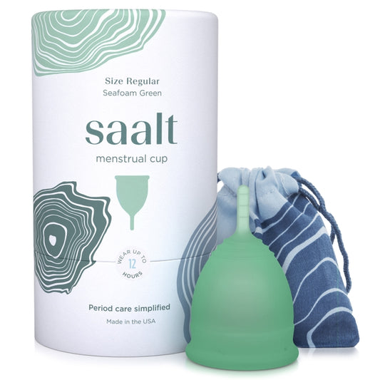 Saalt Menstrual Cup - Seafoam Green