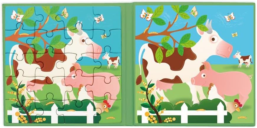 Scratch Europe - Magnetic Puzzle Book Farm