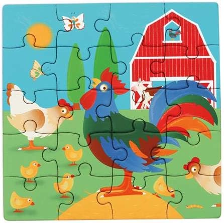 Scratch Europe - Magnetic Puzzle Book Farm