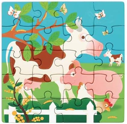 Scratch Europe - Magnetic Puzzle Book Farm