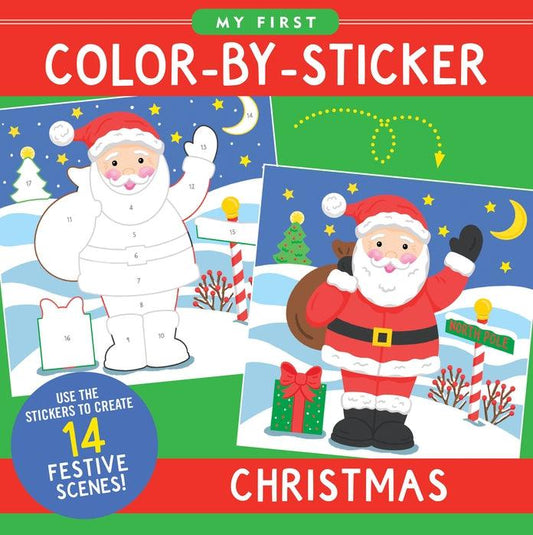 My First COLOR BY STICKER - Christmas