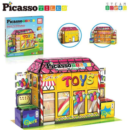 PicassoTiles 60pc Toy Shop Set