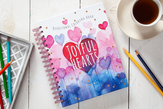 Joyful Hearts (Devotional Coloring Book)