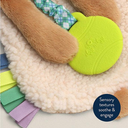 Itzy Ritzy - Itzy Lovey™ Puppy Plus with Silicone Teether Toy