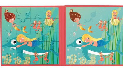 Scratch Europe - Magnetic Puzzle Book To Go Mermaids