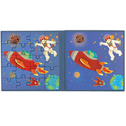 Scratch Europe - Magnetic Puzzle Book Space