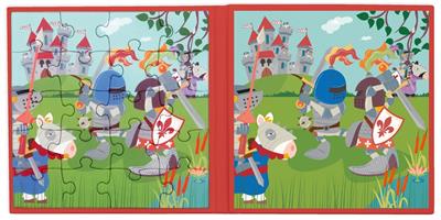 Scratch Europe - Magnetic Puzzle Book Knights