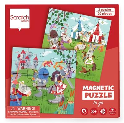 Scratch Europe - Magnetic Puzzle Book Knights