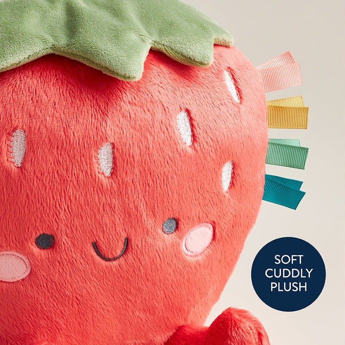 Itzy Ritzy - Sweetie Snuggles Plush - Strawberry