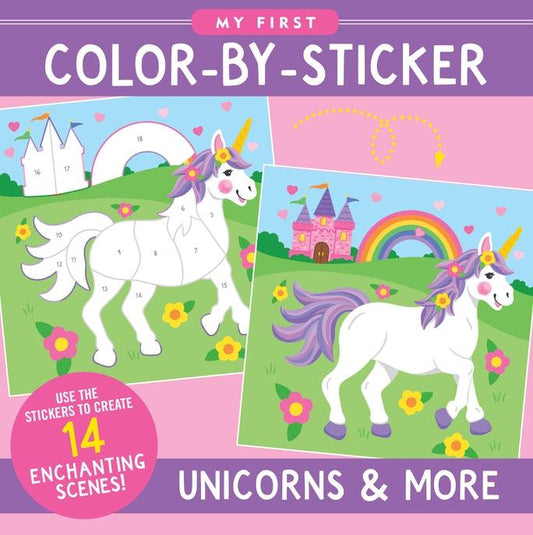 My First COLOR BY STICKER - Unicorns and More