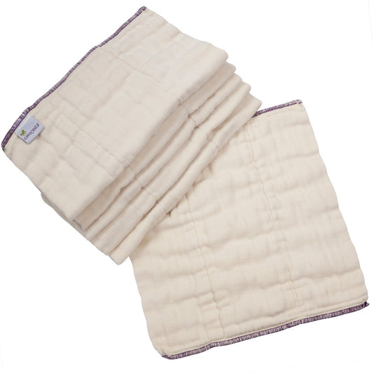 OsoCozy Organic Cotton Better Fit Prefold - 6pk - Infant (6-16lbs)