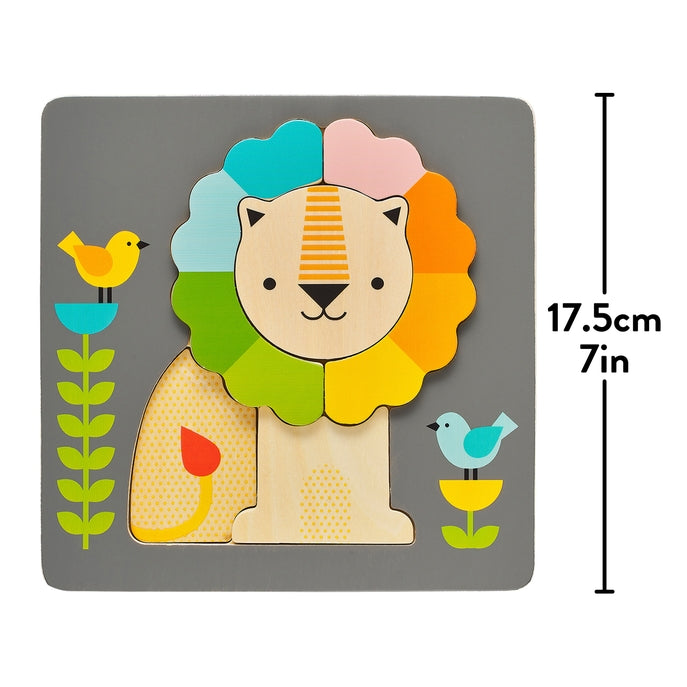 Petit Collage Chunky Wood Puzzle -  Little Lion