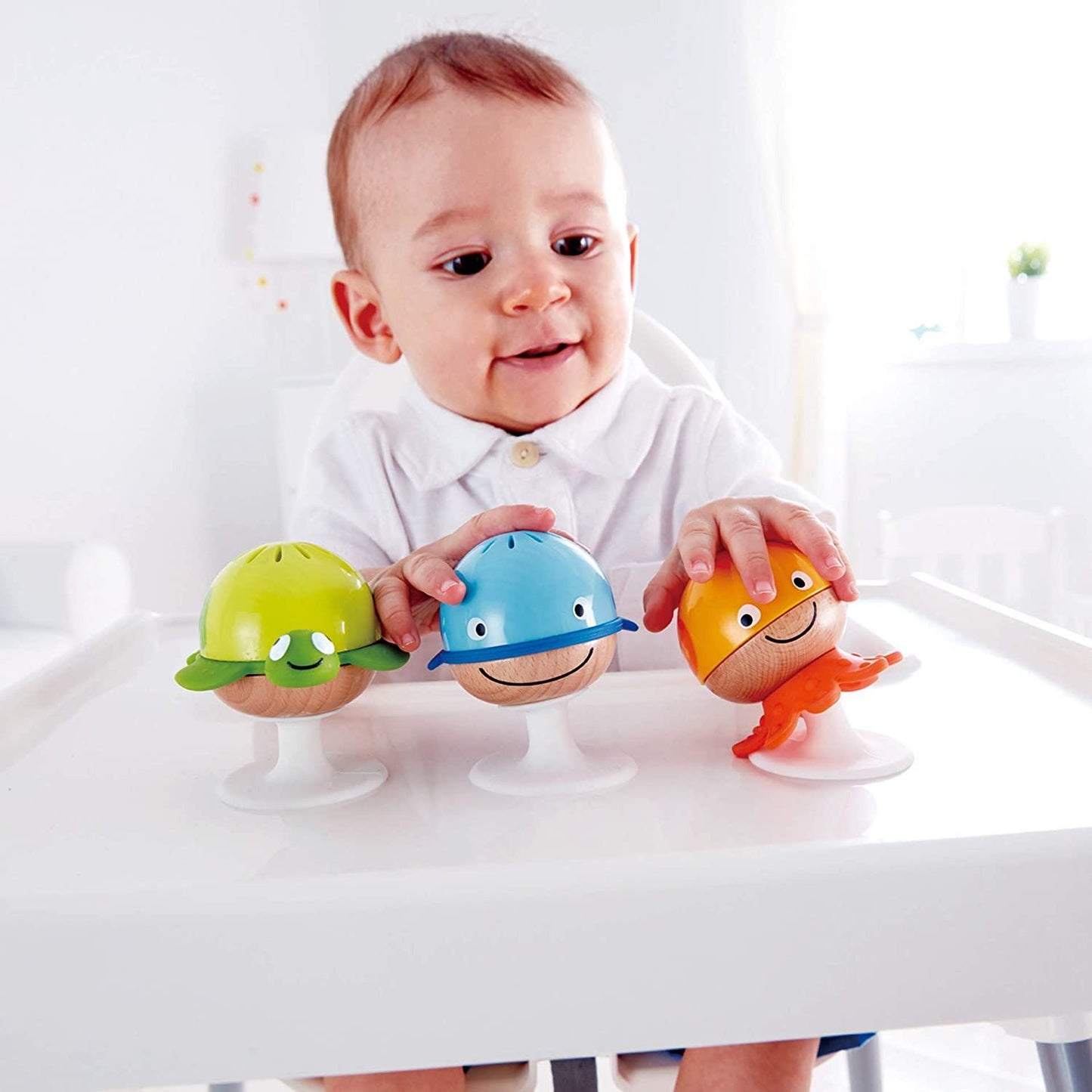 Hape Stay Put Rattle Set