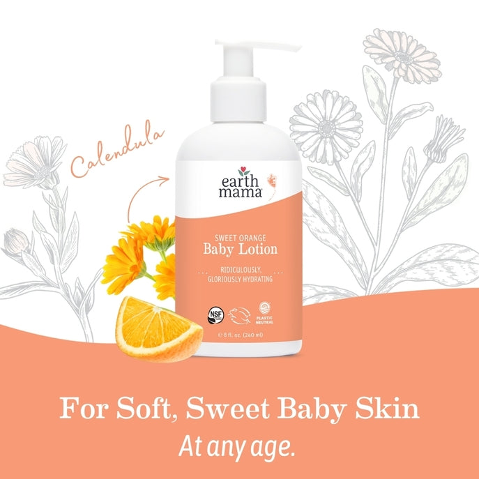 earth mama organics Sweet Orange Baby Lotion