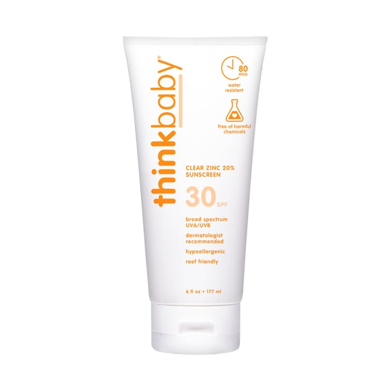 Think Baby - Spf 30 Clear Zinc Sunscreen - 6oz