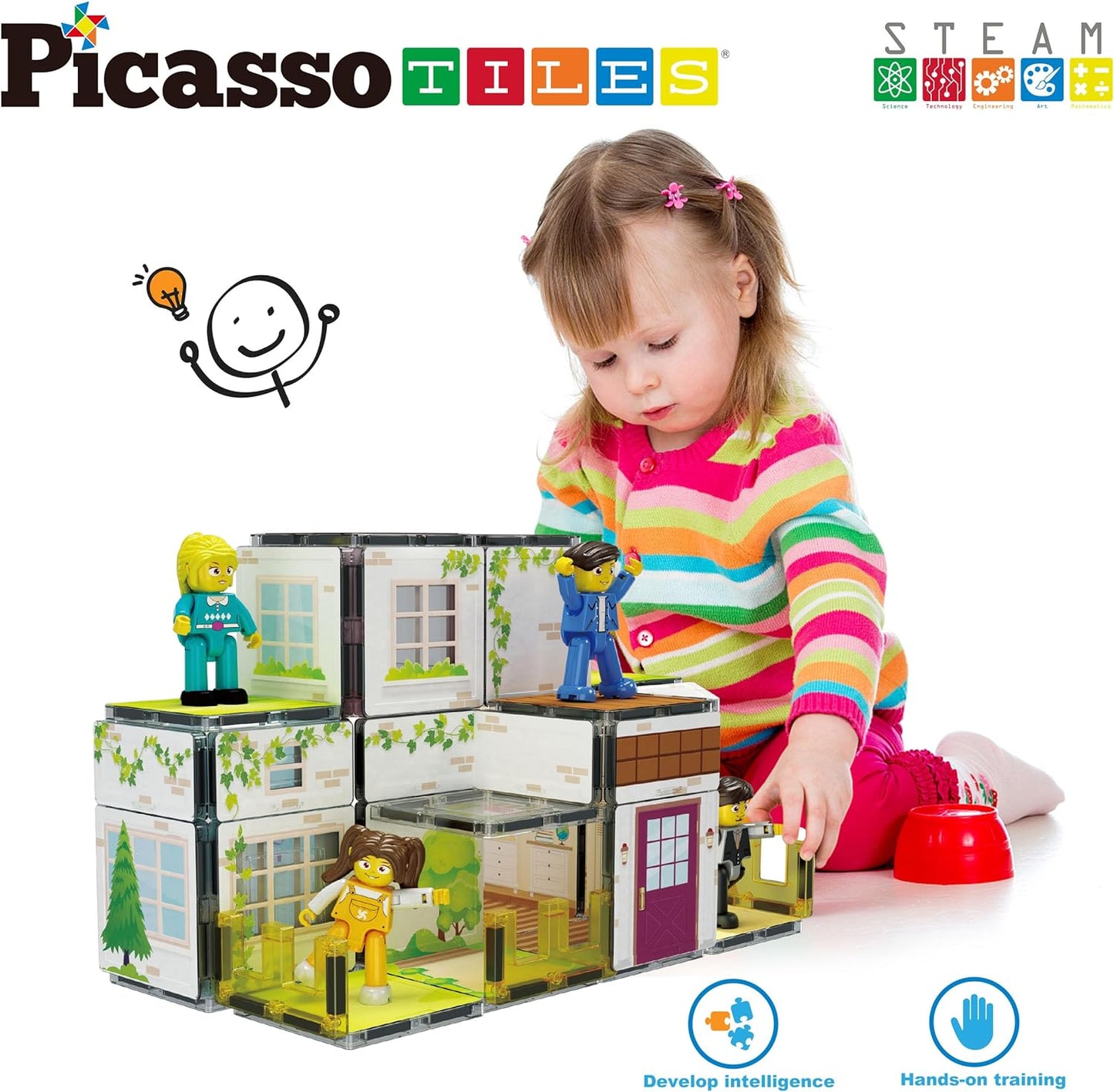 PicassoTiles - Family Doll House