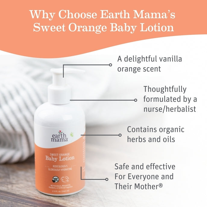 earth mama organics Sweet Orange Baby Lotion