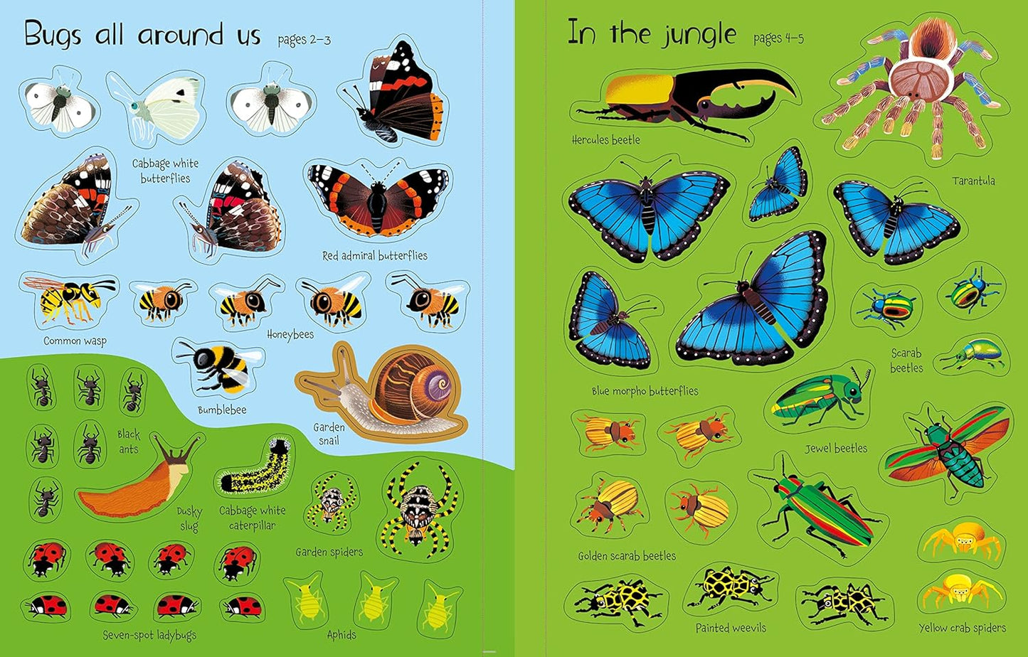 First Sticker Book Bugs