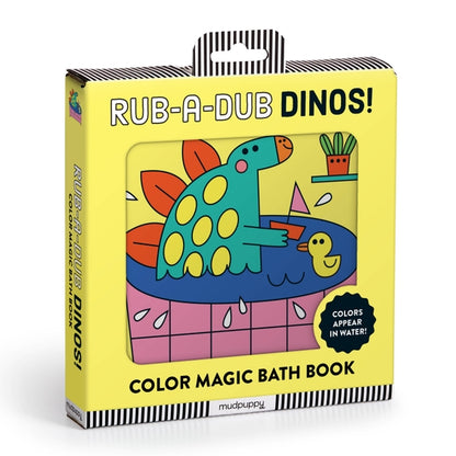 Rub-A-Dub Dinos! Color Magic Bath Book