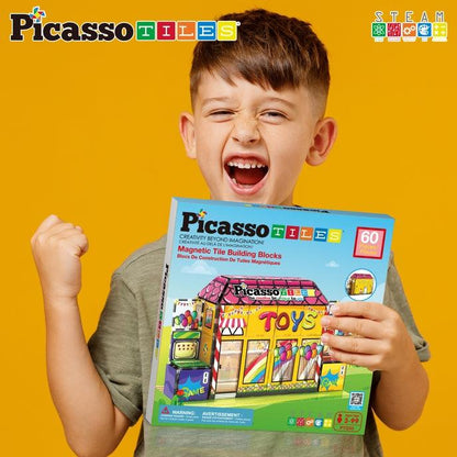 PicassoTiles 60pc Toy Shop Set